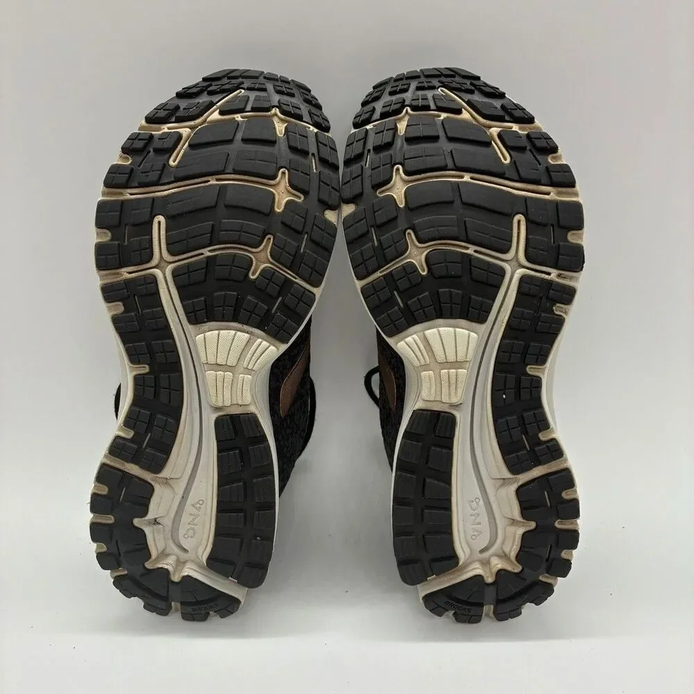 Brooks Anthem 2 Mens 9.5 Black Bronze Knit Running Shoes DNA Pre Owned